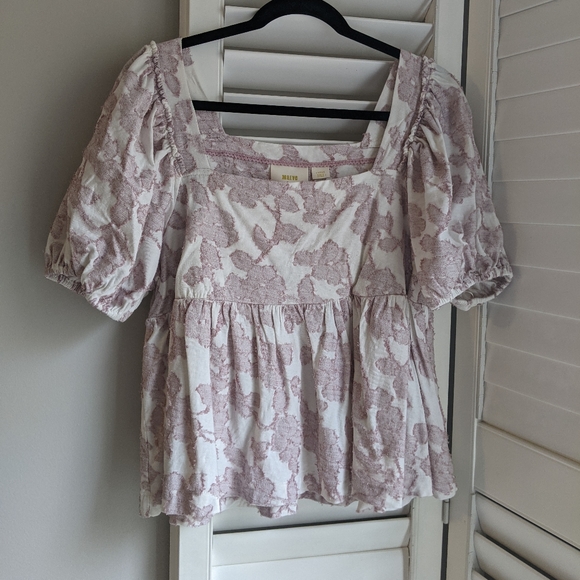 Maeve Batia Textured Babydoll Top (sold by Anthropologie) - Picture 5 of 10